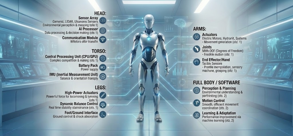 Robotics Technical Infographic